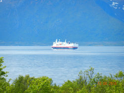 Hurtigruten Schiff