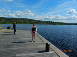 Siljansee mit Steg