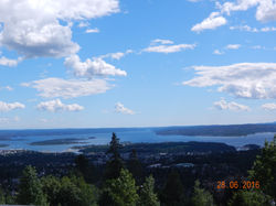 Sicht von der Schanze
