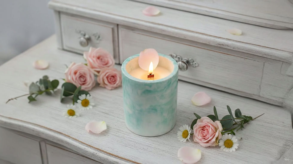 SCENTED CANDLE IN CERAMIC JAR