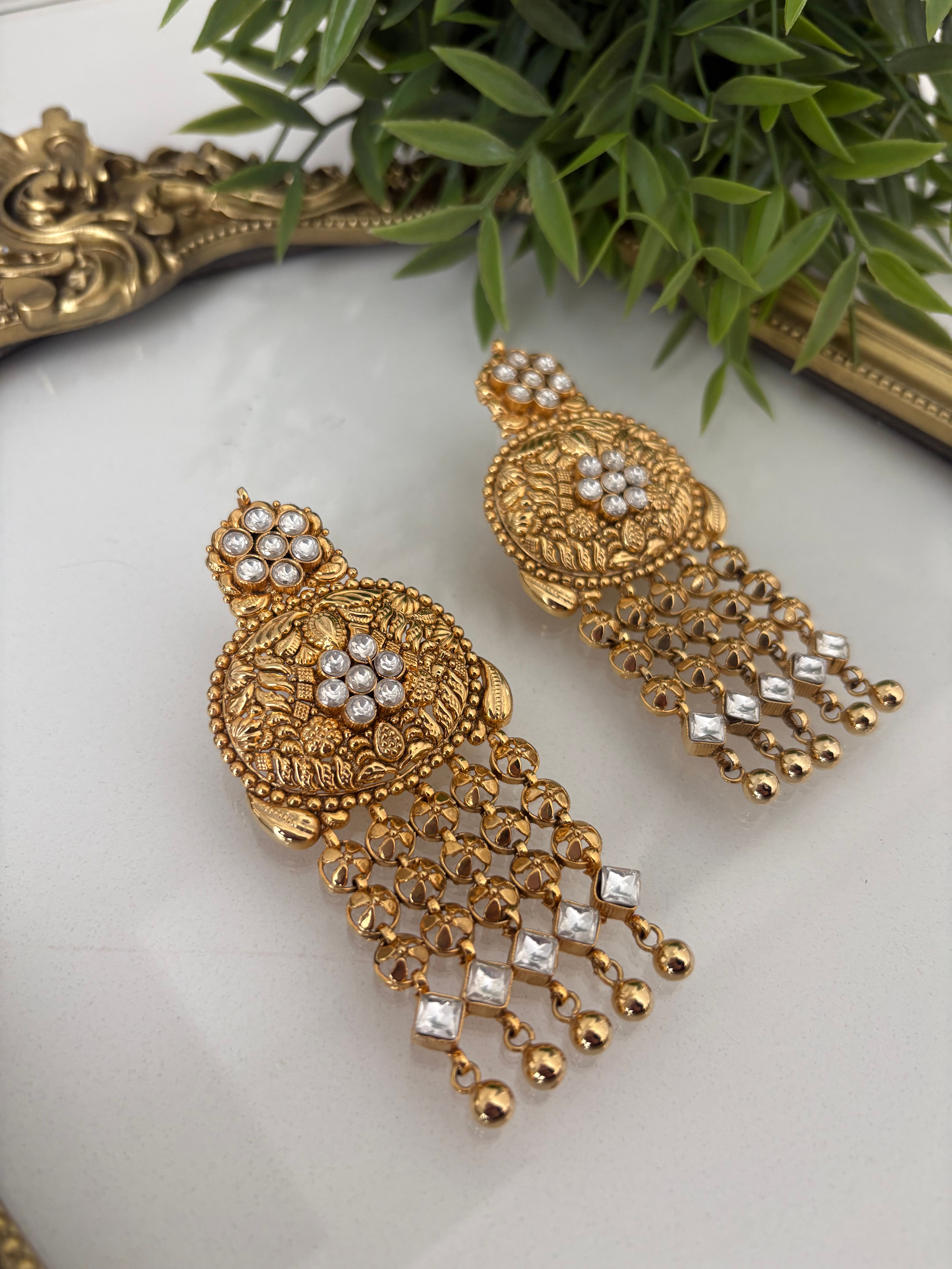 Z A R A - GOLD PLATED EARRING