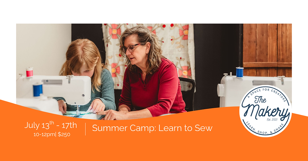 Summer Camp: Sewing