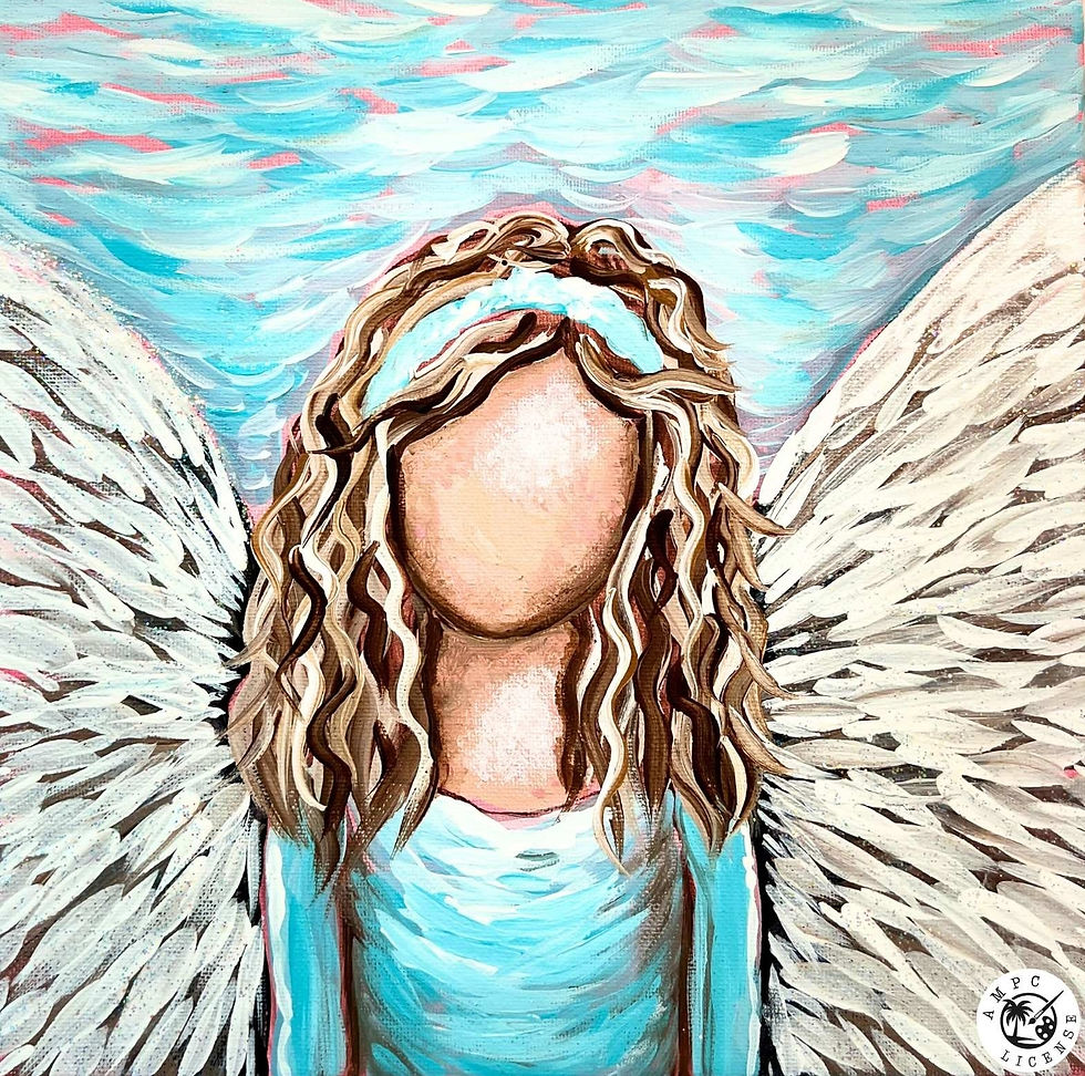 Serenity Angel – A Paint & Sip Celebration for International Women’s Day