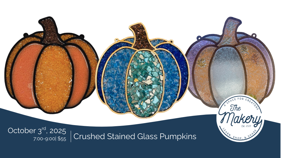 Crushed Stained Glass Pumpkins 