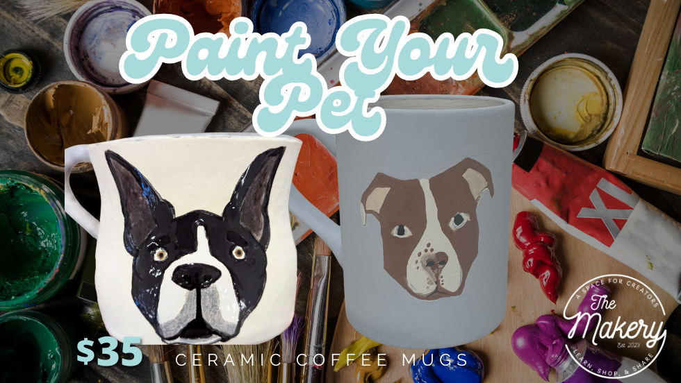 Paint Your Pet – Sip & Glaze Workshop 🐾☕🎨