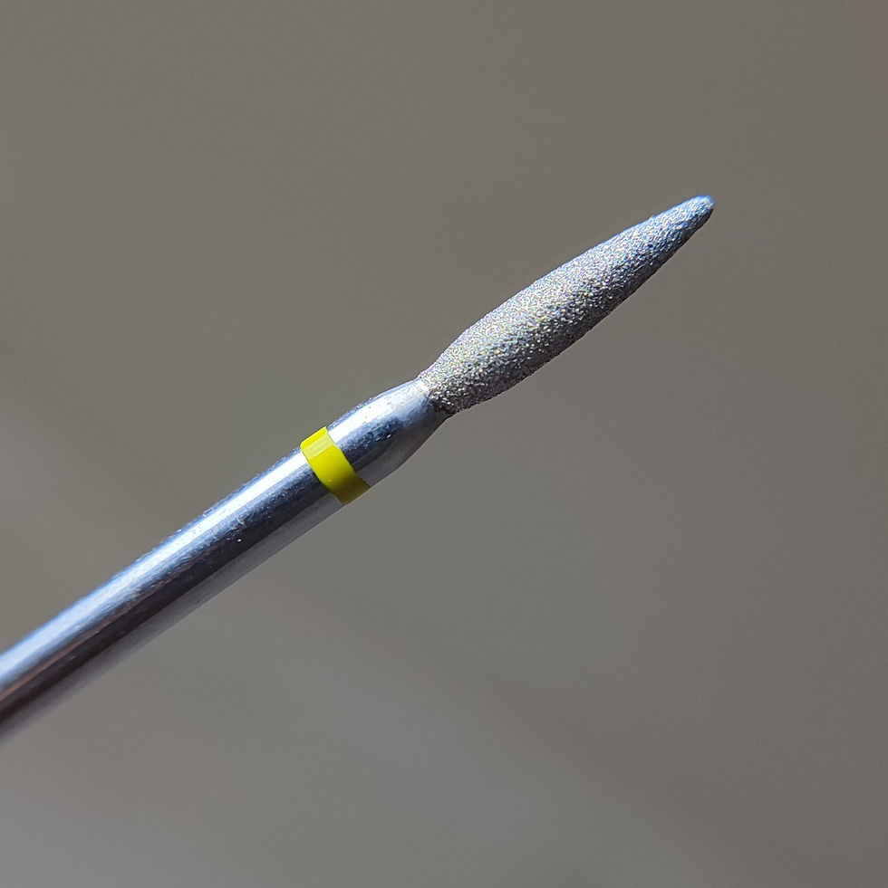 Thumbnail: Extra Fine Flame Bit for electric nail drill - ideal for manicure and pedicure