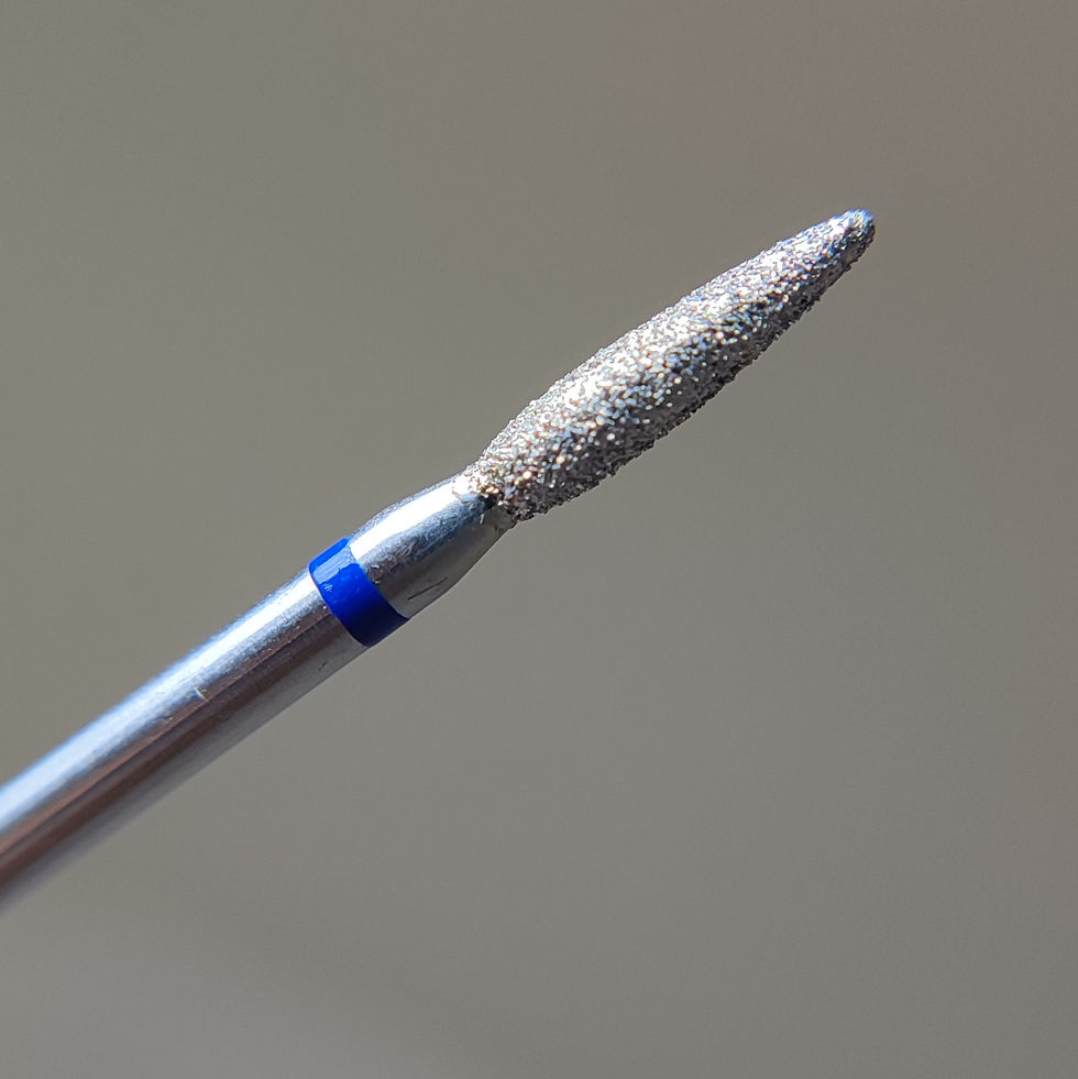 Thumbnail: Medium Flame Bit for nail technicians - precision shaping and smoothing