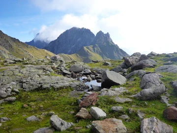 Mountain scenery in Switzerland