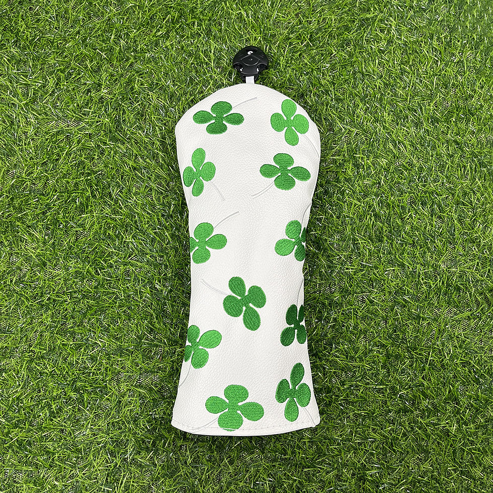 Thumbnail: Fresh and Simple Four-Leaf Clover Golf Club Head Covers