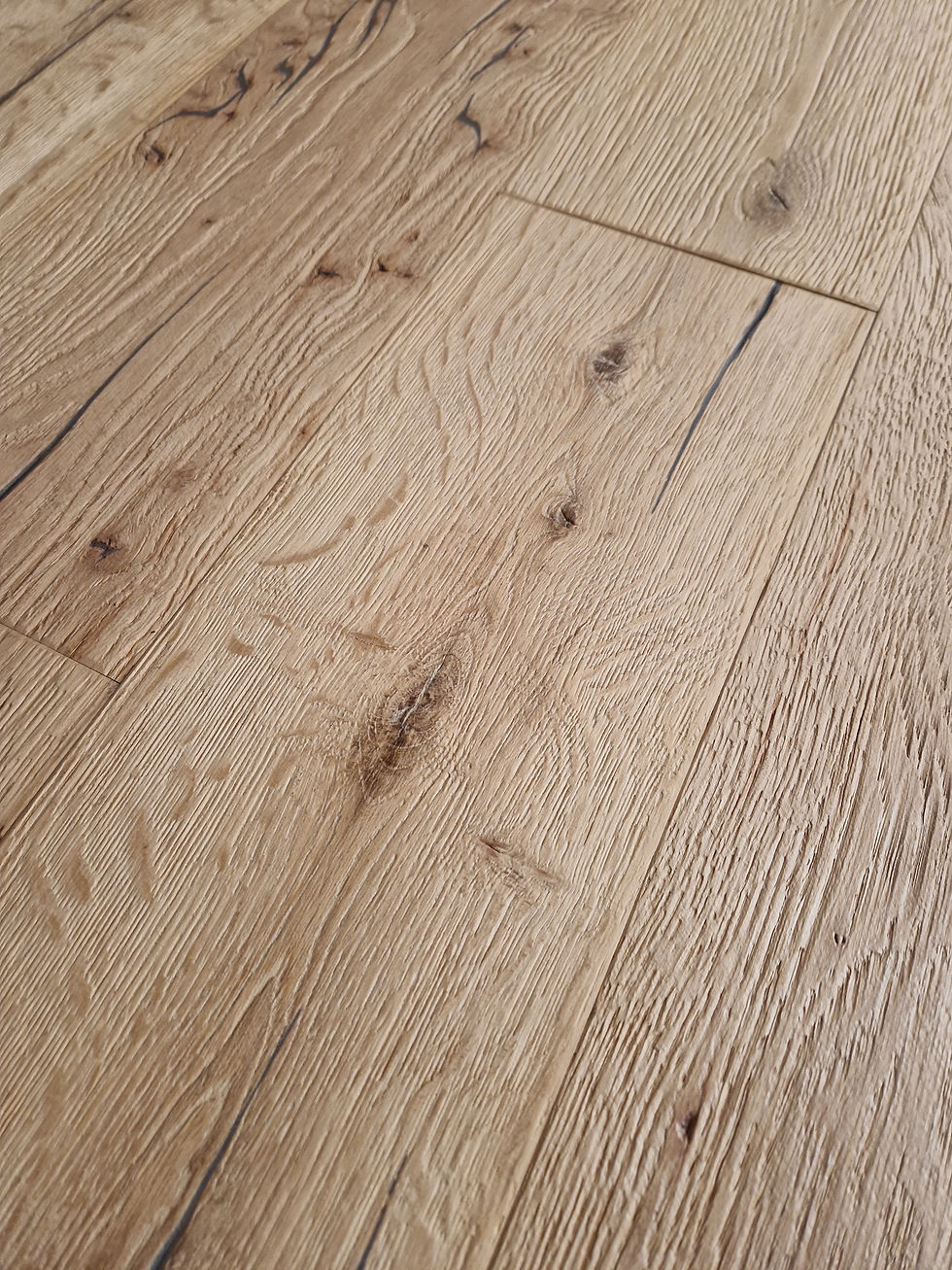 Thumbnail: Old English Bare Timber Heavy Brushed and Distressed