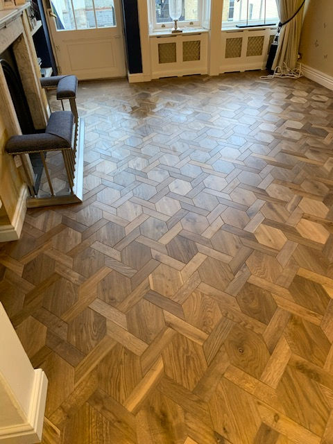 Thumbnail: Elite Mansion Weave Smoked and Oiled European Engineered Oak