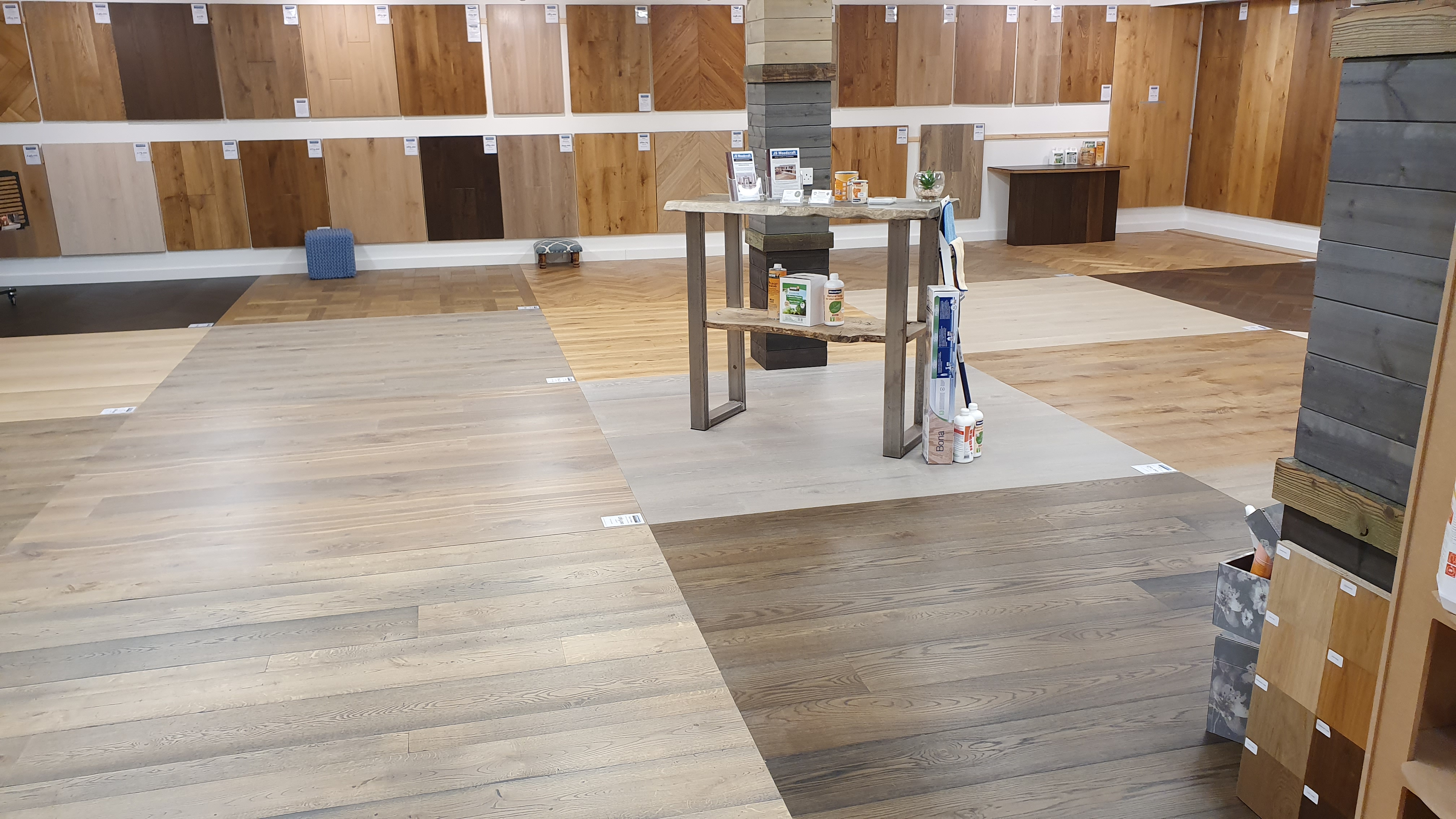 JS Woodcraft Bespoke Flooring Engineered Oak York Showroom