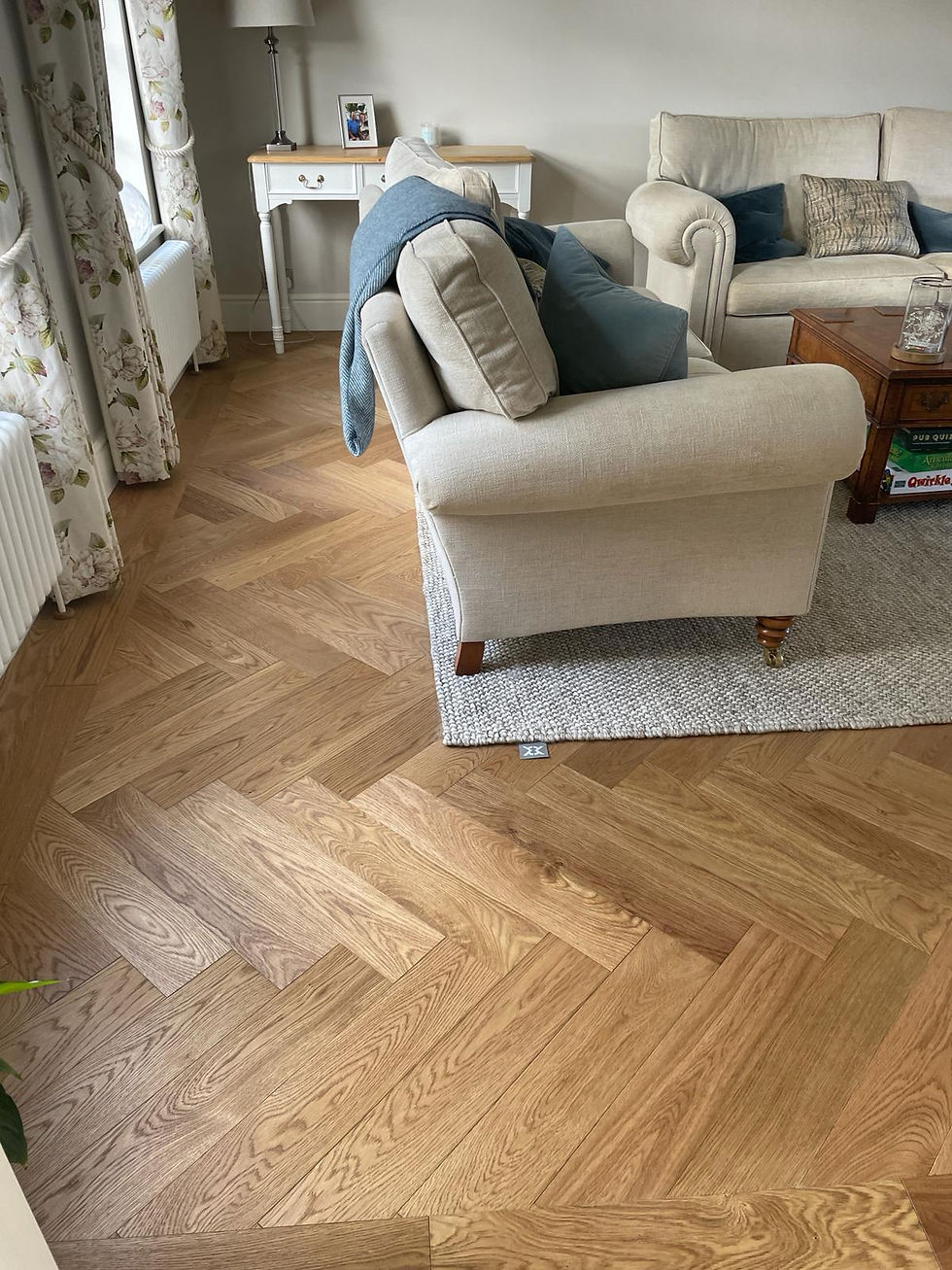 Thumbnail: Core Brushed Katie European Engineered Oak Herringbone FSC®
