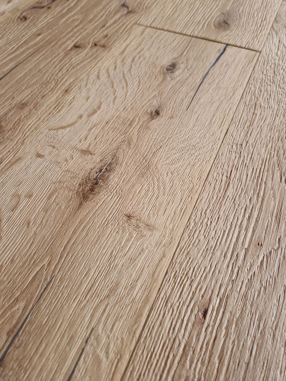 Thumbnail: Old English Bare Timber Heavy Brushed and Distressed