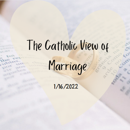 The Catholic View of Marriage