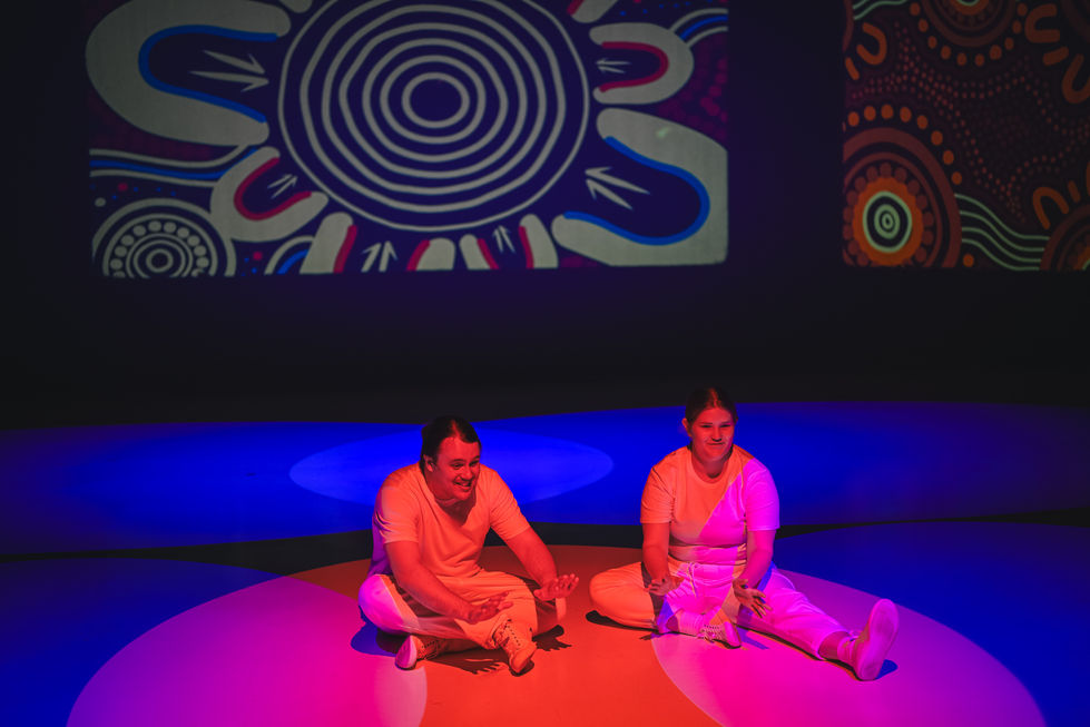 Scenes from the Climate Era, by David Finnigan, Directed by Alys Daroy, Murdoch Creative Academy, 2024. Video and Projection Design by Dannon WuJulius Santiago Photography.Photography..JPG