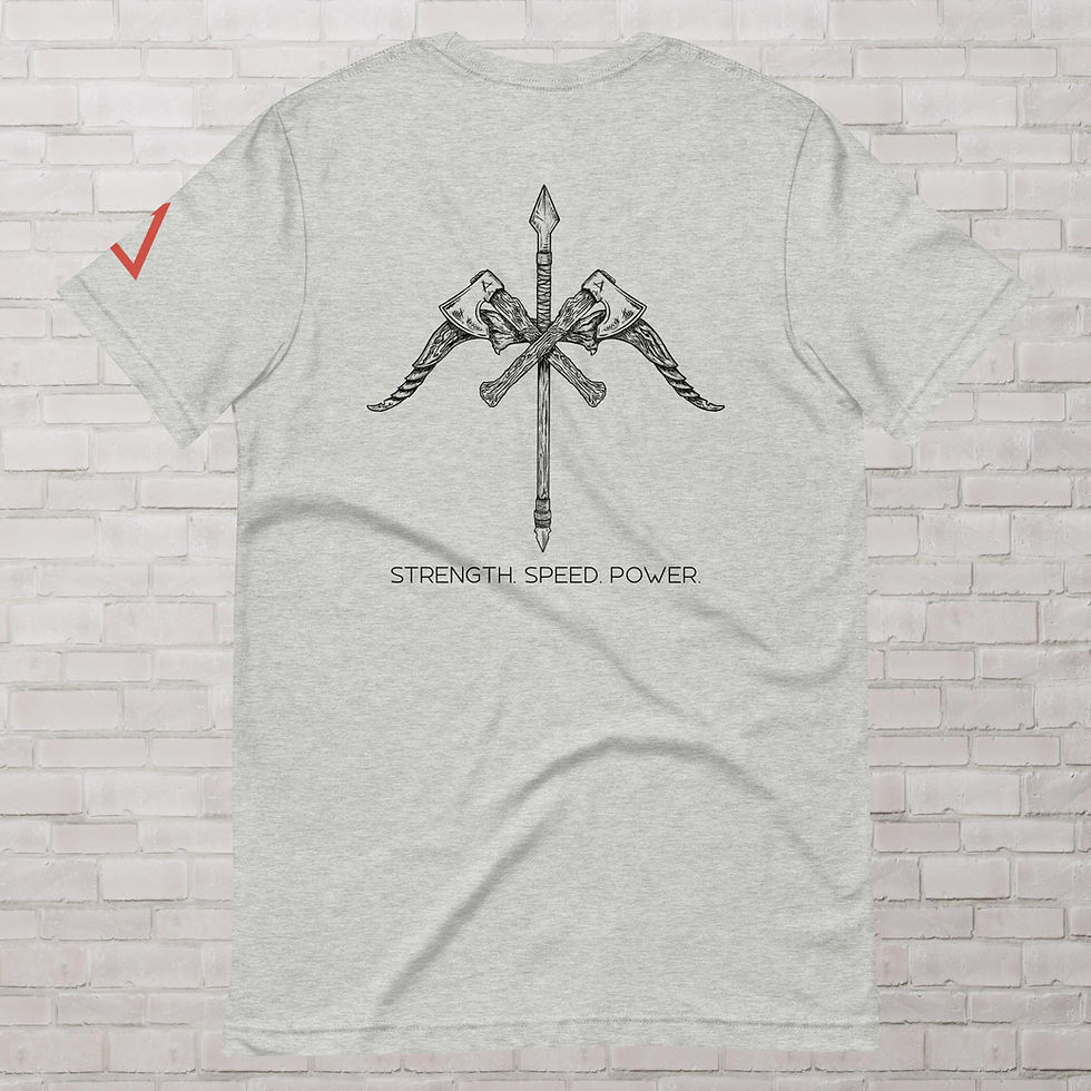 Thumbnail: A Barbarian's Weapons Signature Tee (Light)