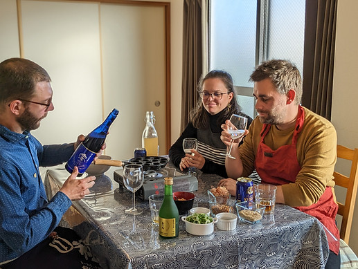 Sake tasting experience