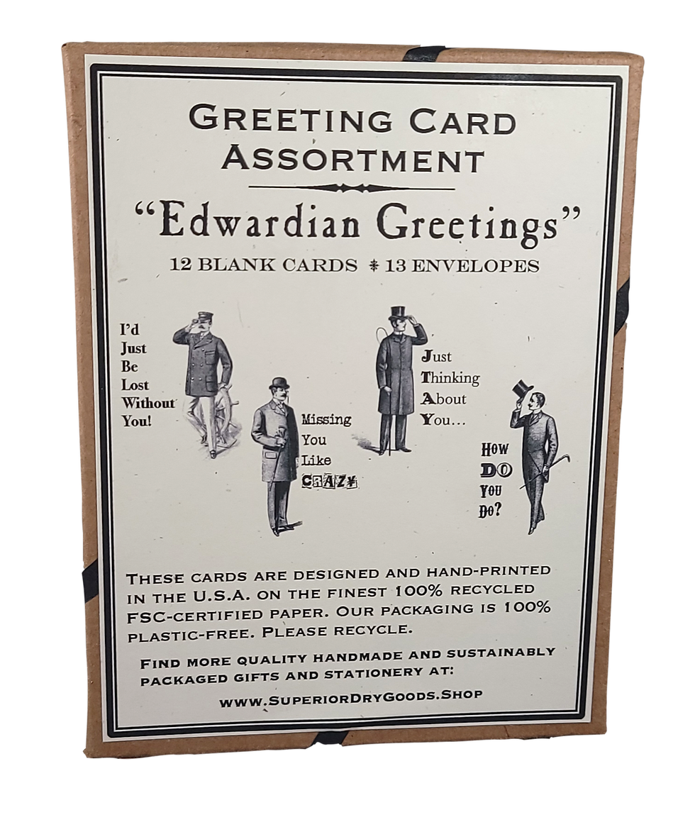 Thumbnail: Note Card Set- Edwardian Greetings