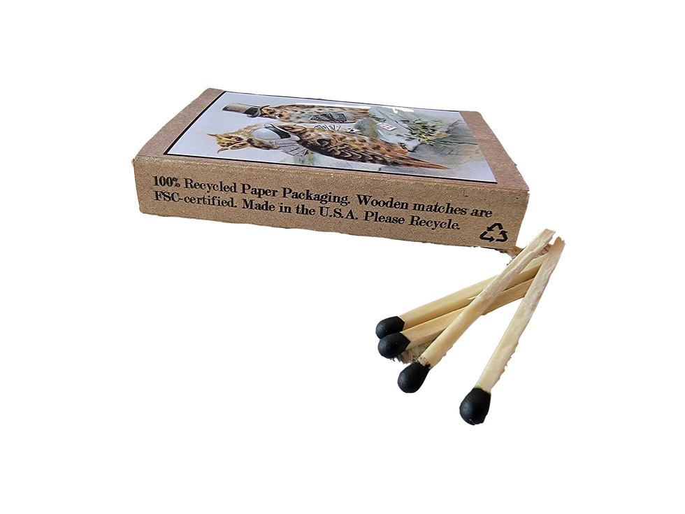 Decorator Match Box Owls