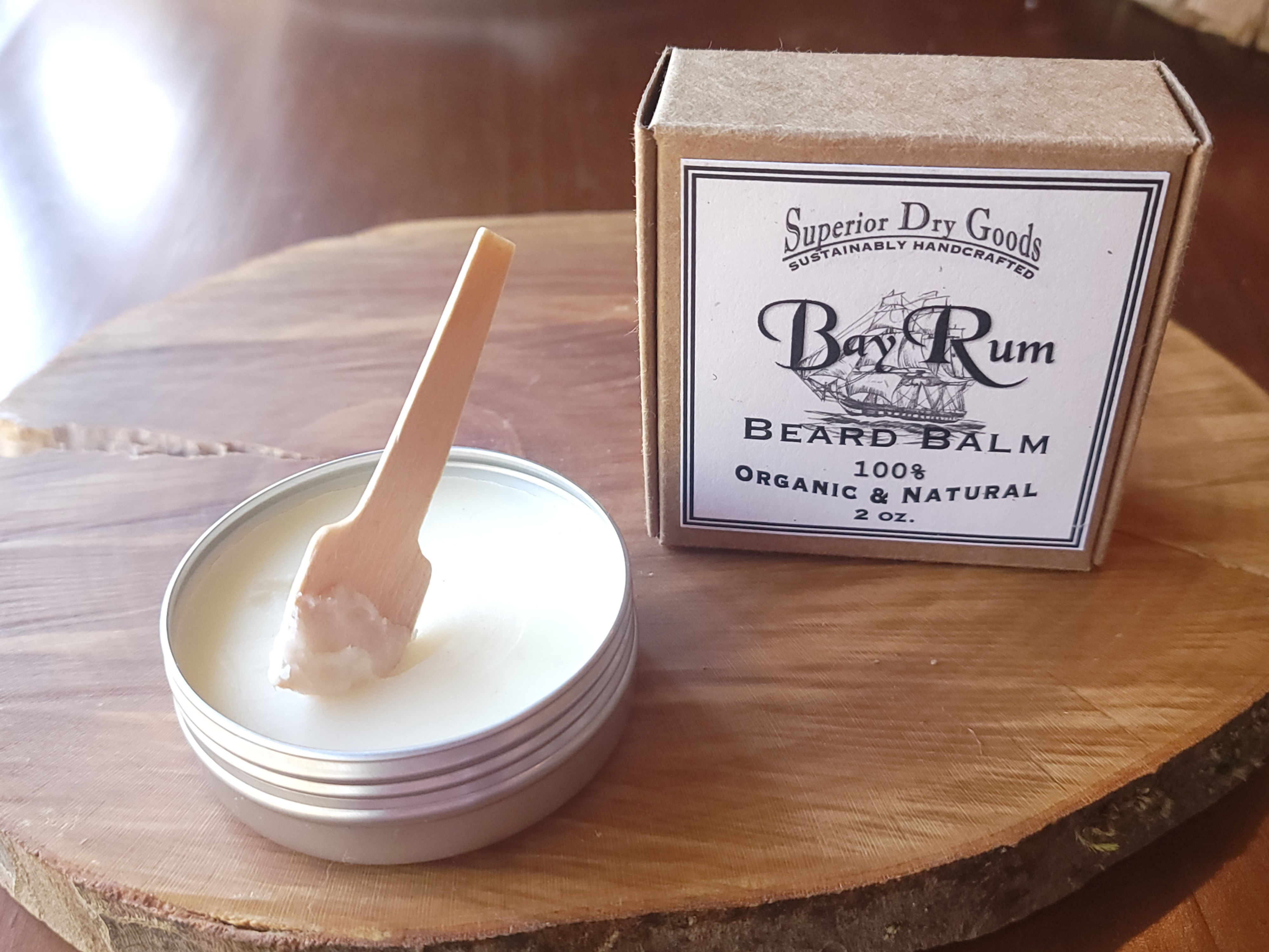 Organic Bay Rum Beard Balm