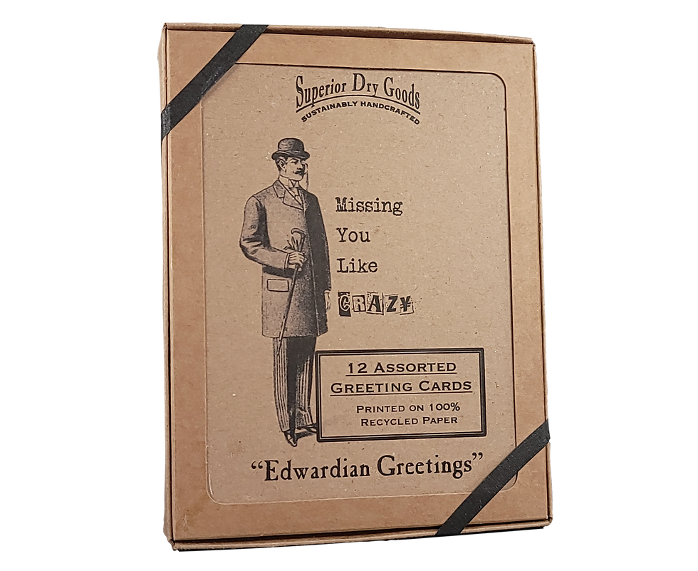 Note Card Set- Edwardian Greetings