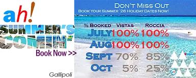 Puglia Summer September October Availability