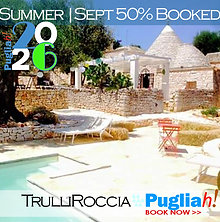TrulliRoccia SEPT 50% Booked