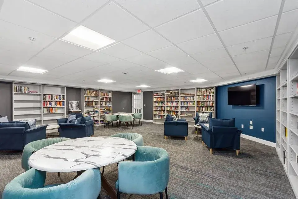 Senior Living Library Commons