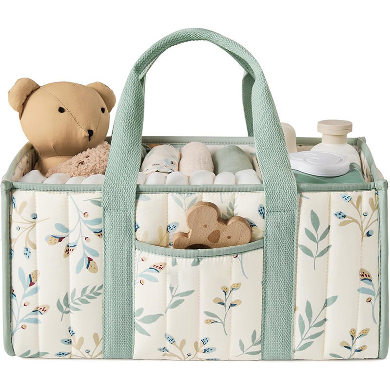 Thumbnail: Diaper Caddy Organizer, Stylish Nursery Storage Basket, Gift for Baby Shower, Ne