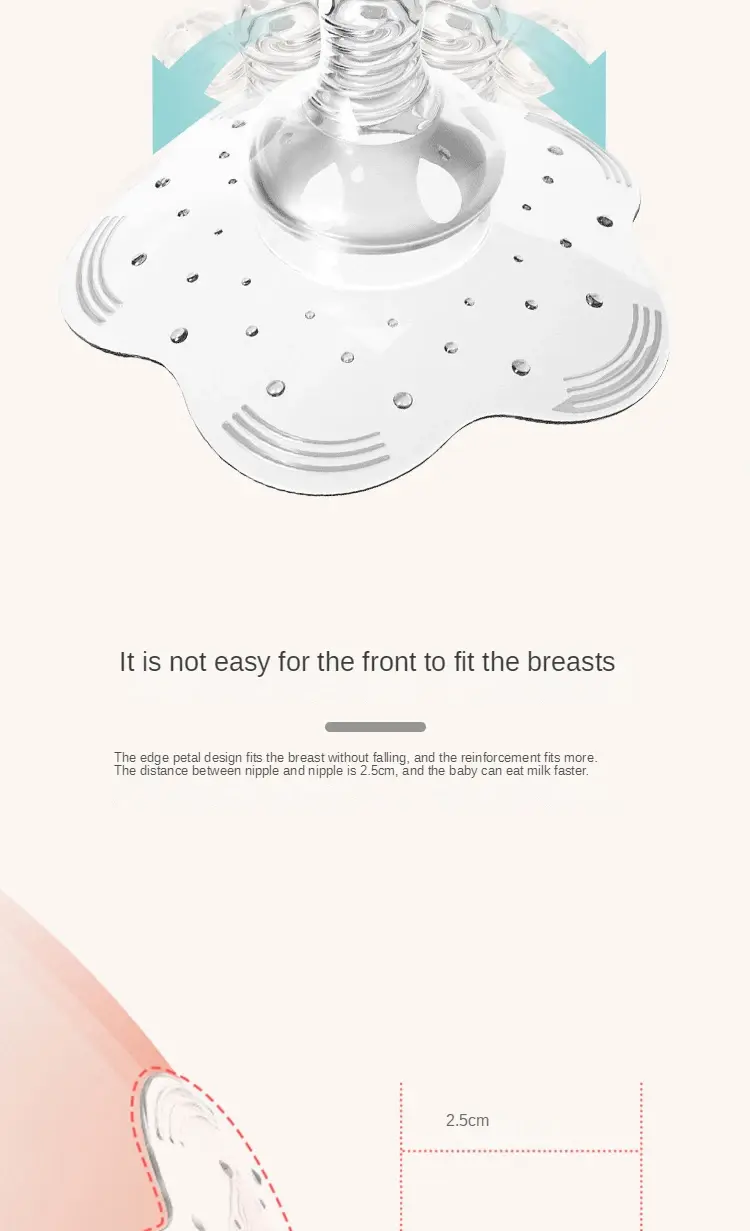 Thumbnail: Silicone Nipple Protector Breastfeeding Mother Protection Shields Milk Cover Pop