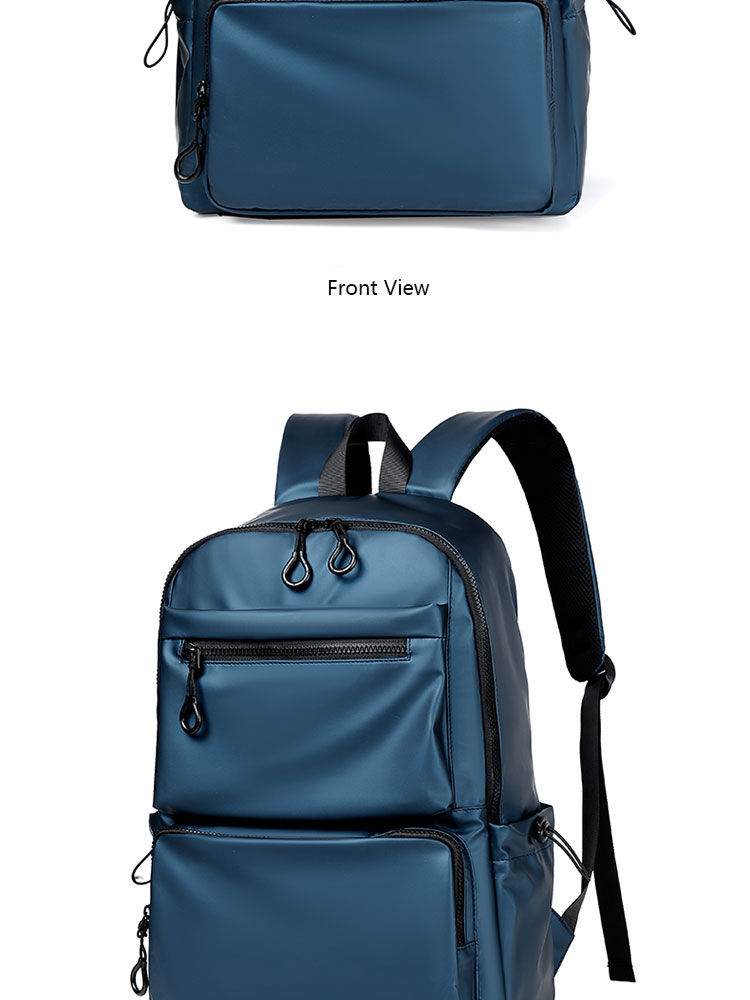 Thumbnail: A 14 Inch Computer Backpack Large Capacity Simple Durable Men's Backpack Lightwe