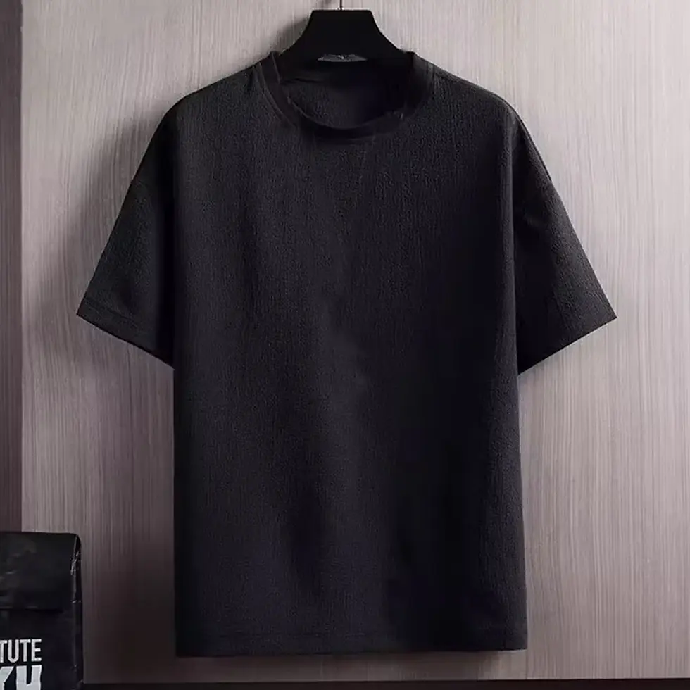 Thumbnail: New Men's Casual T Shirt Ant Wrinkles T-Shirt Summer Half-Sleeved Loose Fashion 
