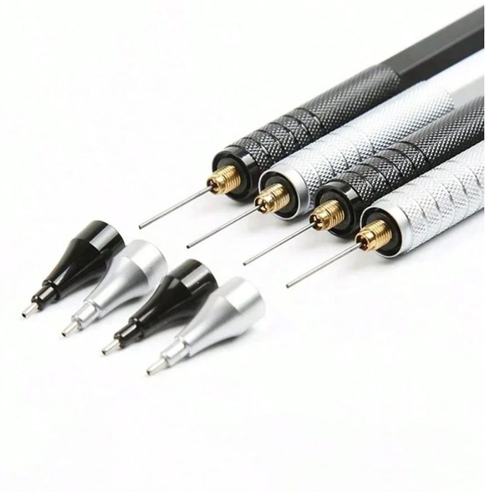 Thumbnail: All-Metal Low-Center Mechanical Pencil, 0.3/0.5/0.7/2.0mm Smooth Drafting Pencil