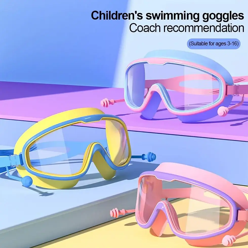 Children's swim goggles, coach recommended, for ages 3-15