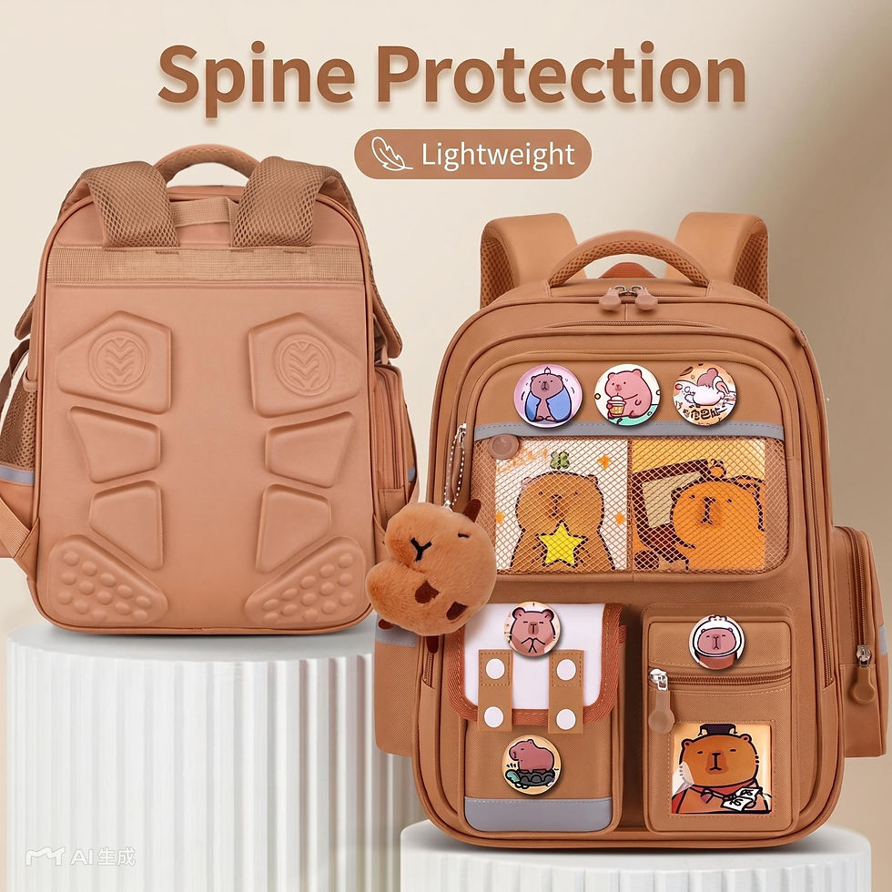 Thumbnail: Orthopedic Spine Support Kids Backpack Waterproof Large Capacity Reduce Burden S