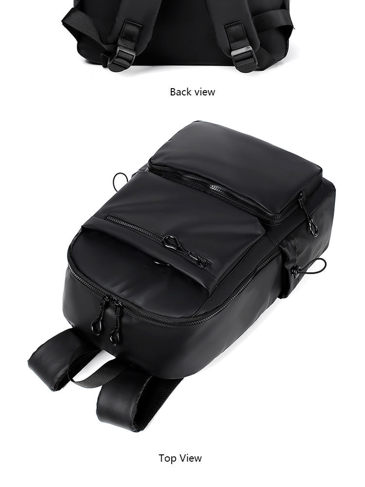 Thumbnail: A 14 Inch Computer Backpack Large Capacity Simple Durable Men's Backpack Lightwe