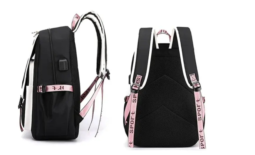 Thumbnail: School Backpacks for Young Boys Girls Bagpack College Students Kawaii School Bag