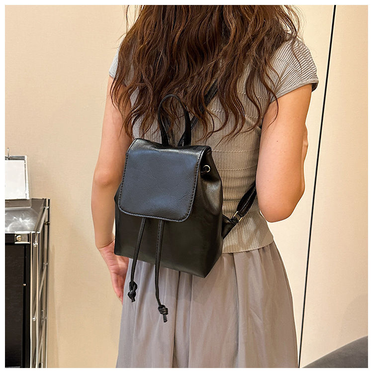 Thumbnail: Backpack for Women Fashion Retro Brown Women Shoulder Bags Cute Backpacks Back T