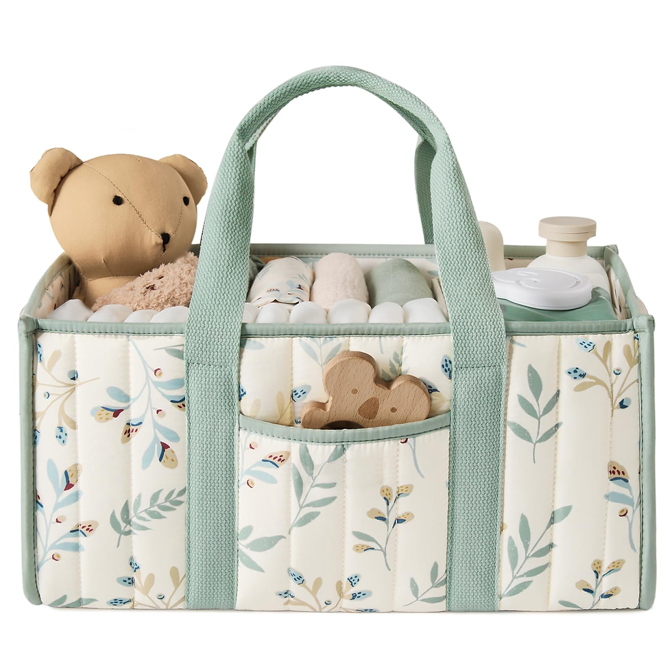 Thumbnail: Diaper Caddy Organizer, Stylish Nursery Storage Basket, Gift for Baby Shower, Ne