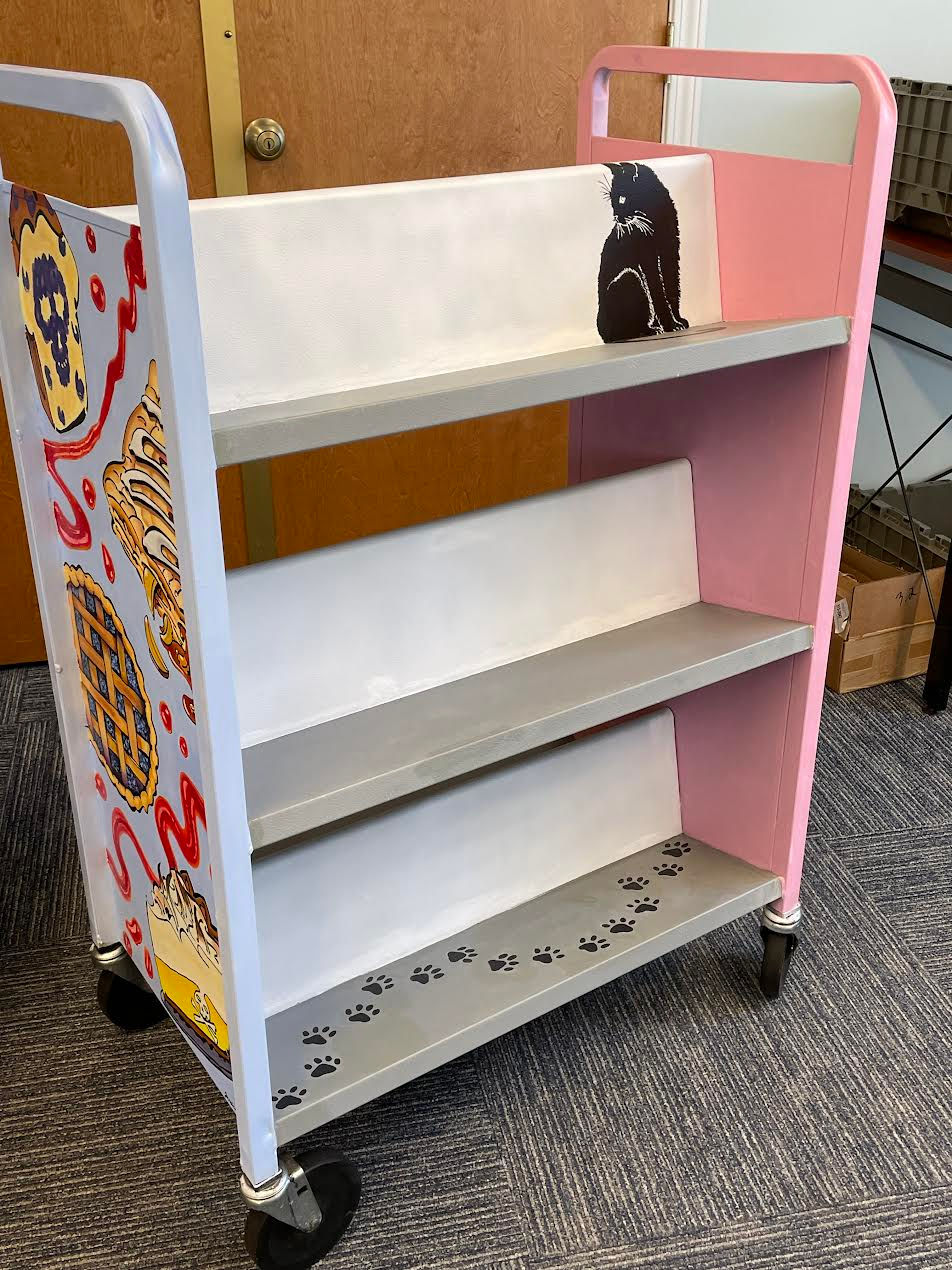 'Mystery' Book Cart Side 2