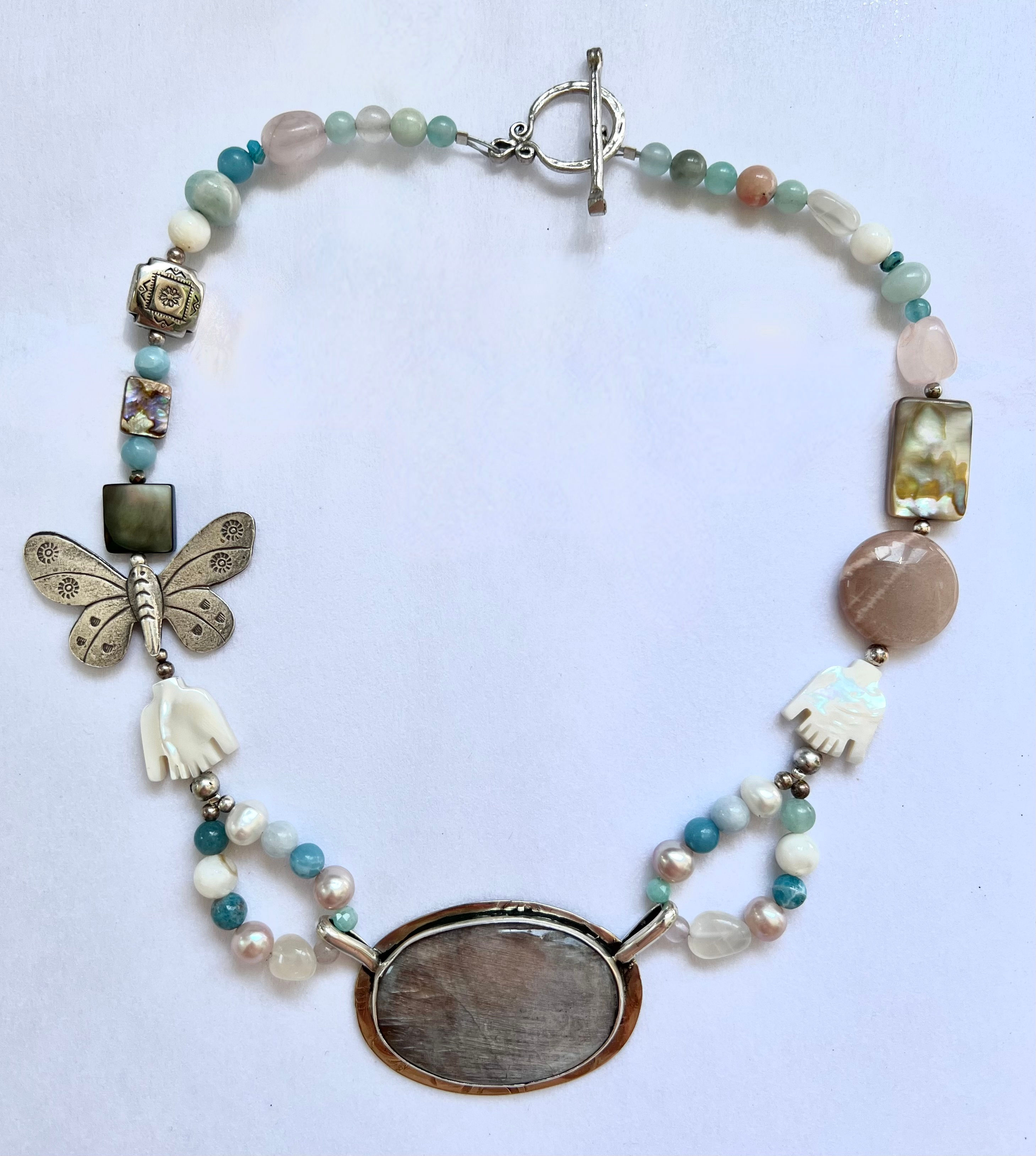 Silverite and butterfly