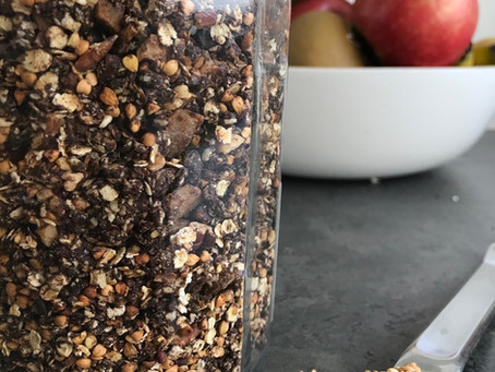Granola sarrasin/chocolat/noix de coco