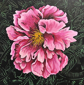Peony.16x16. acrylics on canvas. by March Mattingly.1200 pixels.jpg