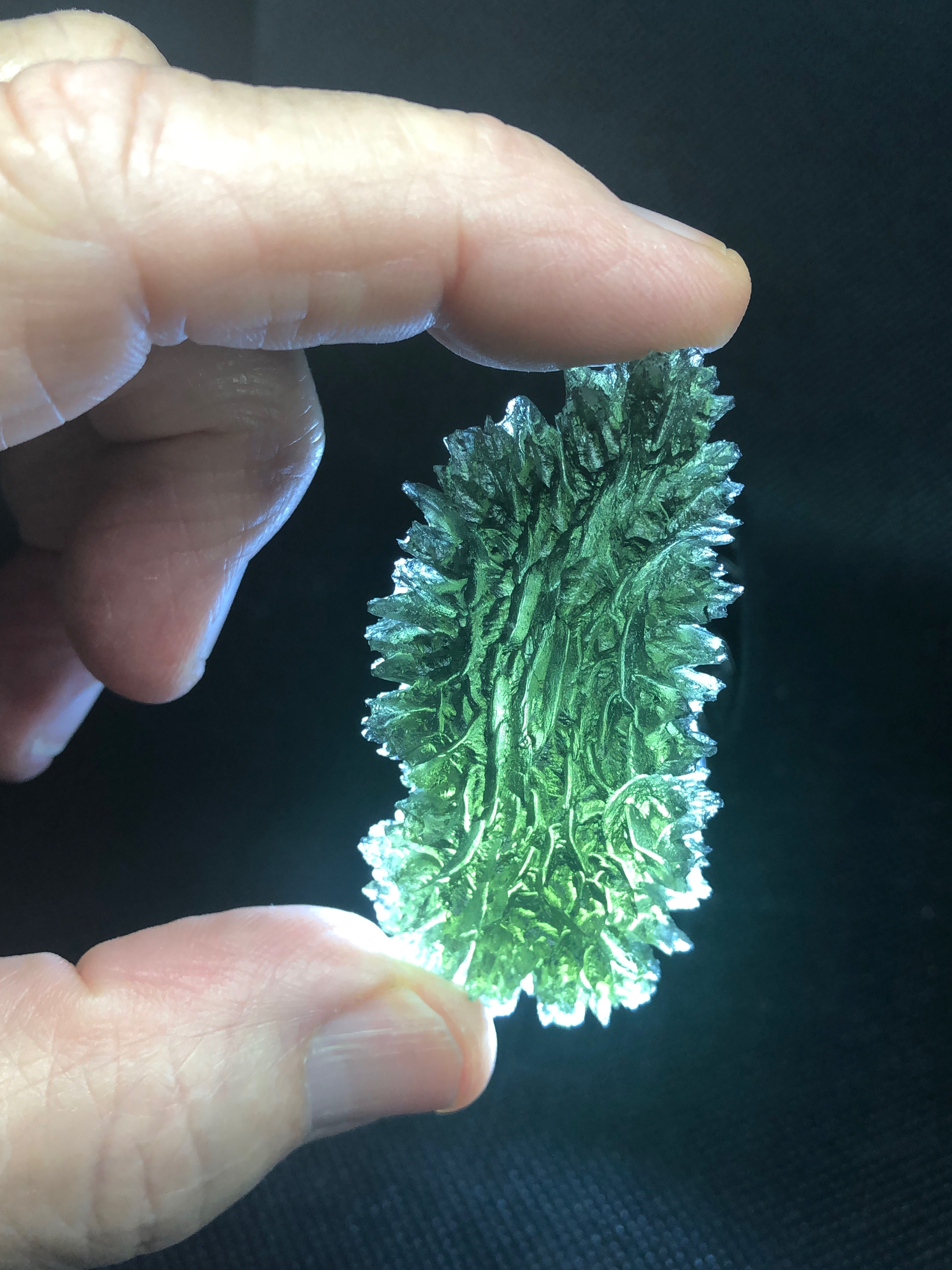 Besednice Moldavite mystical cosmic gemstone