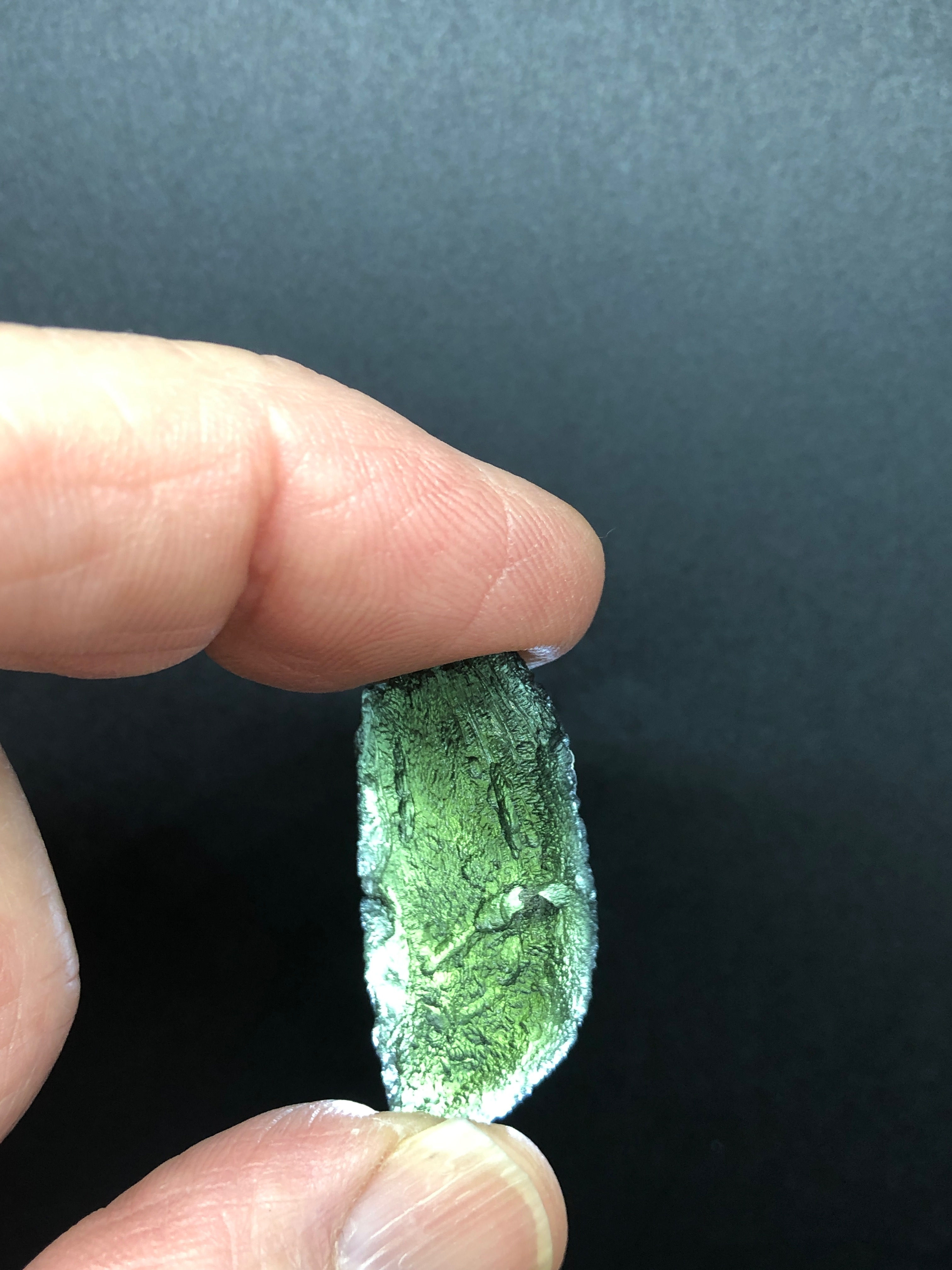 Besednice Moldavite spiritual meditation stone