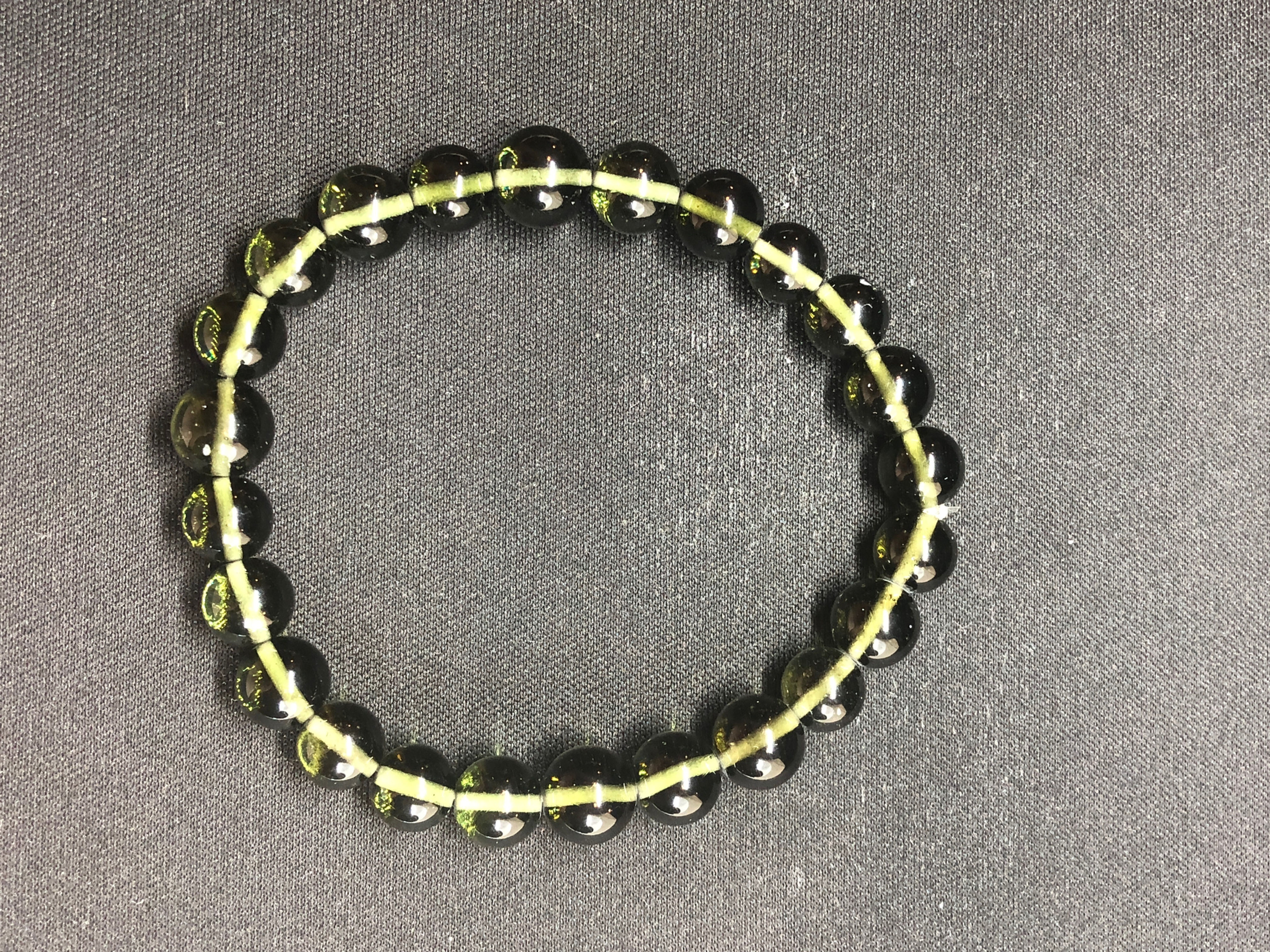 Besednice Moldavite high vibe gemstone band