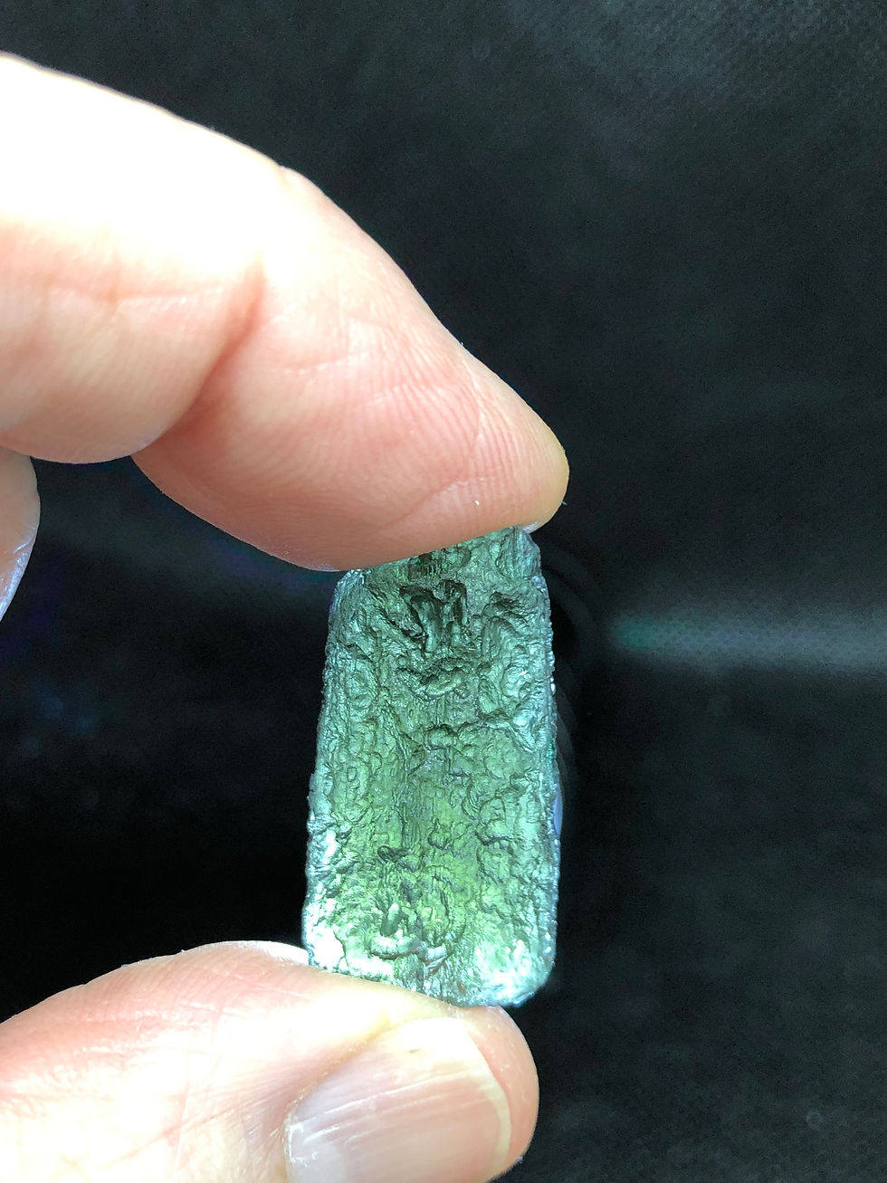 Besednice Moldavite spiritual awakening gem