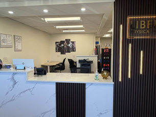 Reception area at Liberty Physical Therapy in Lynn, MA, welcoming new patients for physical therapy care.