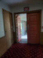 View of this entrance from inside the narthex.